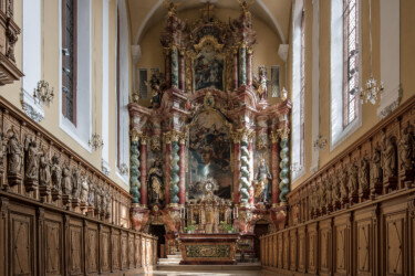 Offenburg-Kloster Unserrer Lieben Frau-Altar.