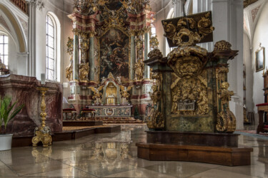 Donauwörth-Kloster Heilig Kreuz-Altar.