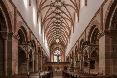 Maulbronn-Kloster-Blick vom Mittelschiff.