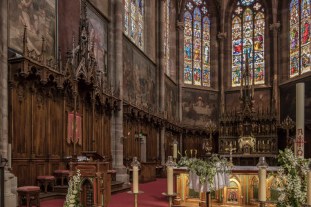 Obernai Elssas-St.Peter u Paul Altar.
