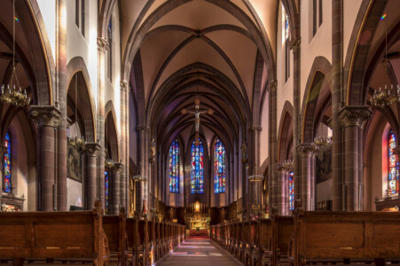 Marienthal-Kloster Blick vom Mittelschiff