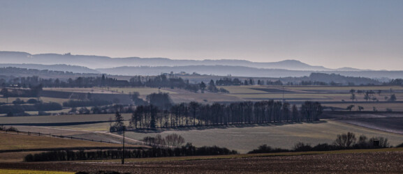Berge im Nebel