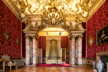 Rastatt Schloss-Schlafzimmer