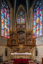 Ottenau-Pfarrkirche St. Jodok Blick zum Altar