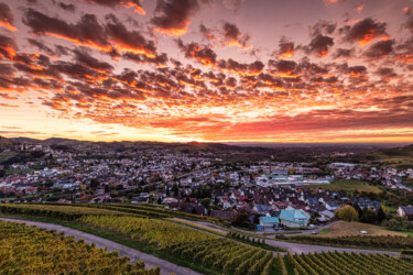 Herbstlicher Sonnenuntergan.
