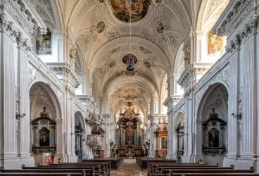 Elwangen-Wallfahrtskirche Schönenberg.