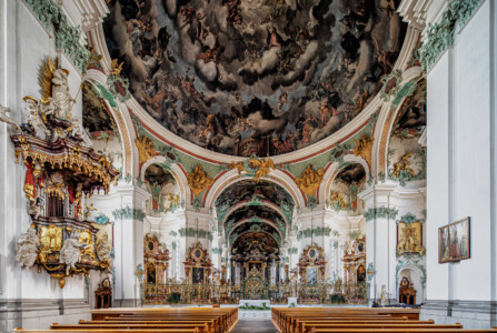 St. Gallen-Stiftskirrche St. Galus u. St. Otmar.