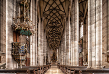 Dinkelsbühl-Münster St. Georg Blick von Westen.
