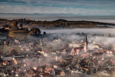 Nebel über Kappelrodeck.