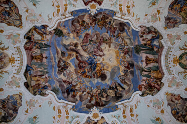 Günzburg-Frauenkirche Deckenansicht.