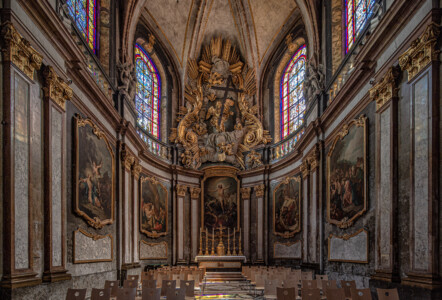 Besancon-JJohannes Kathedrale Altar.