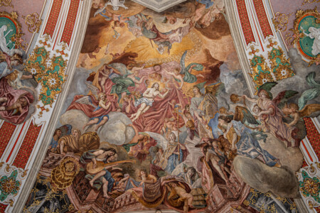 Einsiedeln-Klosterkirche Unseren Lieben Frau Decke.
