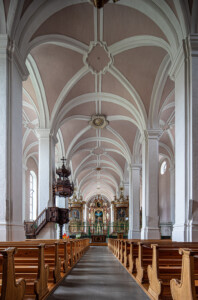 Neu St. Johannes-Klosterkirche Johannes Baptist u. Evangelist.