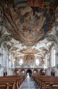 Kreuzlingen-St. Ulrich u. Afra Blick zur Orgel.