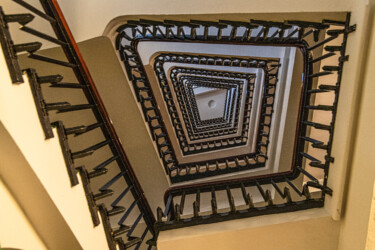 Treppen Ansicht von unten.
