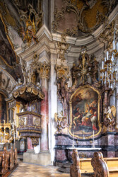 Würzburg-Käppele Maria Heimsucht Seitenaltar.