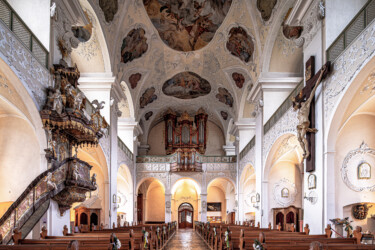 Münstertal-St. Tudpert Blick zur Orgel
