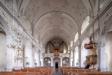 Waldkirch-St. Josef Blick zur Orgel.