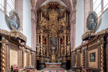 Kloster Bronnbach.- Altar.