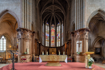 Dijon-Kathedrale Altar.